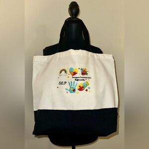 Colorful Embroidered Tote Bag